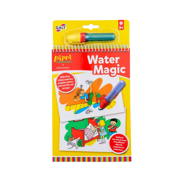 PIPPI Vattenmålarbok Water Magic Långstrump Skapa & pyssla Unisex Flerfärgad ONESIZE