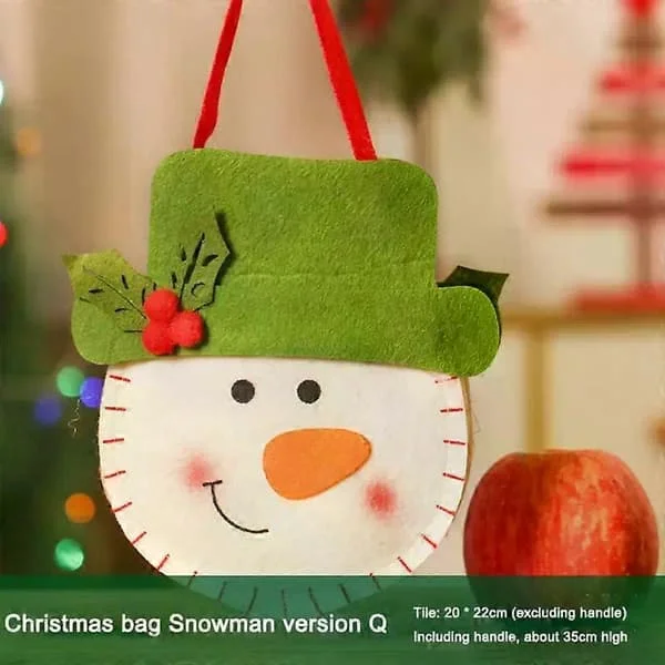 Julklappspåsar Julstrumpa Väska Förpackningslåda Julgodispåse Barn Handhållen Prydnad Julklappspåse