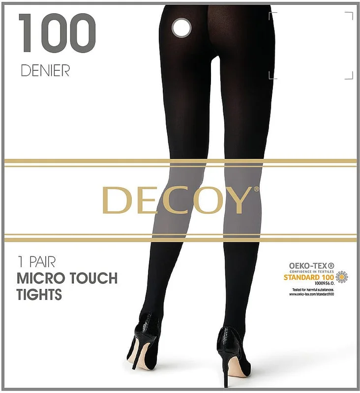 Decoy Tights Strømpebukser Sort 100 Den. M/L, Tøj & Bolig, Tøj, Strømpebukser