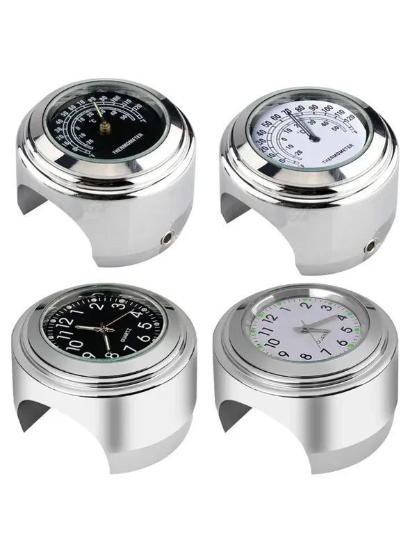 AliExpress - 22-25MM Motorrad Uhr Thermometer Temp Gauge Wasserdichte Motorrad Zubehör Lenker Uhr moto styling Moto Zubehör