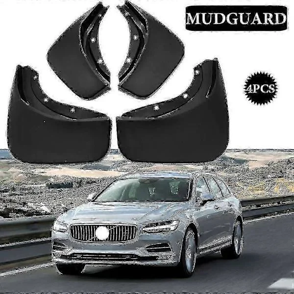 Skvettlapper Volvo V90 2017-2019 Skjermer Skvettlapper Skvettlapper Biltilbehør Foran Bak 4 stk