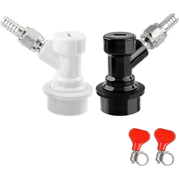 Kulkoppling för fat Kulkoppling snabbkoppling för Corny Keg hembryggning Kulkoppling MFL snabbkoppling med 5/16'' gasanslutning 1/4'' vätskeanslutning