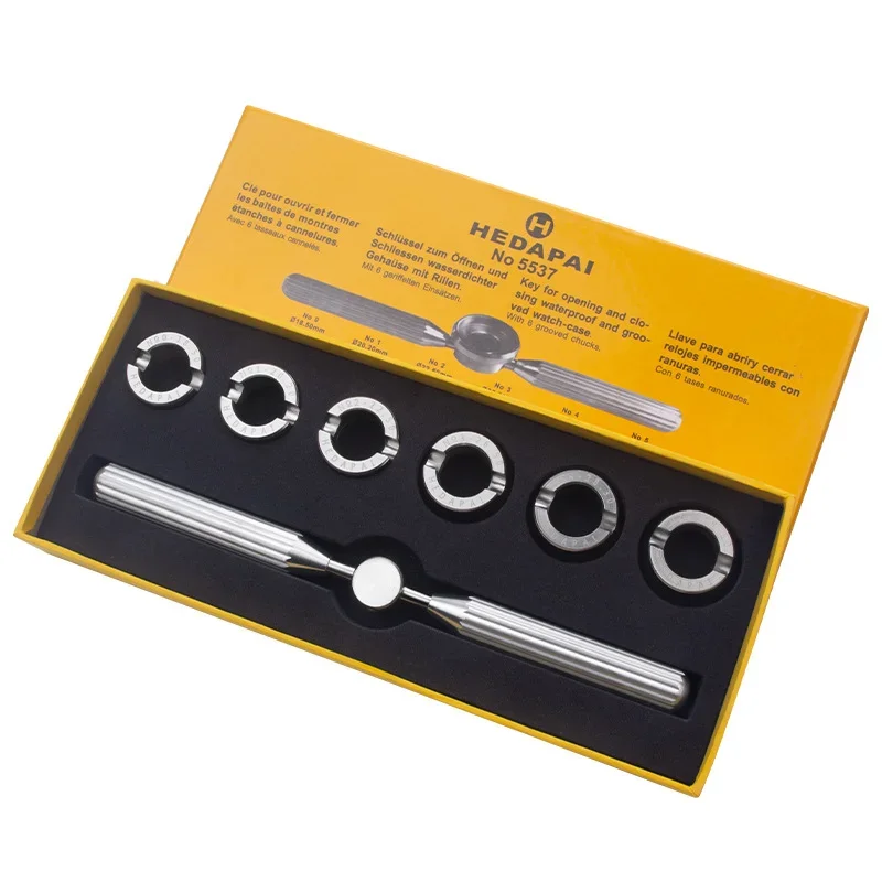 AliExpress - 7-teiliges Uhrenwerkzeug-Set, Uhrenöffner, Reparaturwerkzeug-Set, einfaches Öffnen des Uhrengehäuses, geeignet für ROLEX-Armbanduhr 5537