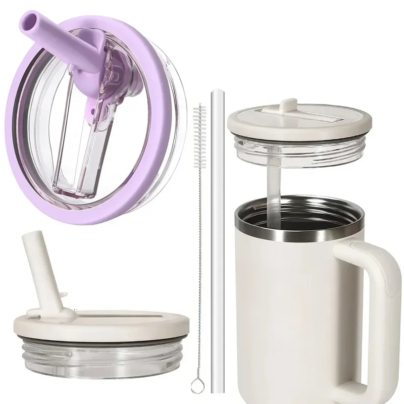 AliExpress - 40-Unzen-Deckel für Stanley Flip Straw, auslaufsicher, auslaufsicher, Tassenabdeckung, Tumbler-Deckel, Ersatz für Stanley Cup-Zubehör, 