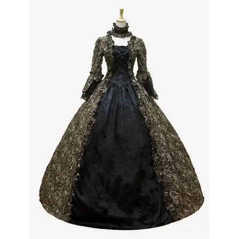 AliExpress - 18e-eeuwse middeleeuwse gotische jurk Renaissance KANTEN Jurk Maskerade Kostuum Baljurk vestido Jurken