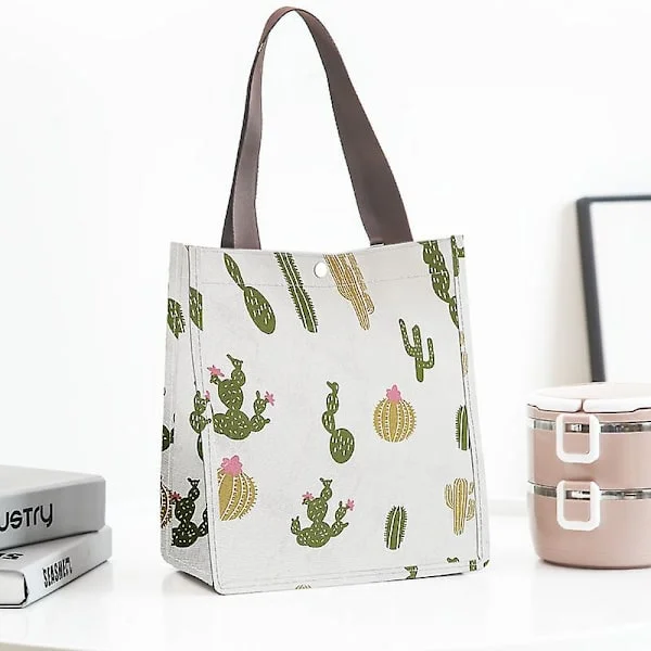 Lunch Bag Cool Bag Lunch Box Tote För Kvinnor Män Vuxna Barn (21*24*12.5cm)