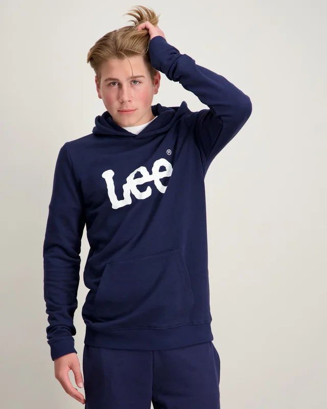 Lee Wobbly LEE Graphic LB OTH Hoodies Blauw Hoodies Jongens - Kids Brand Store