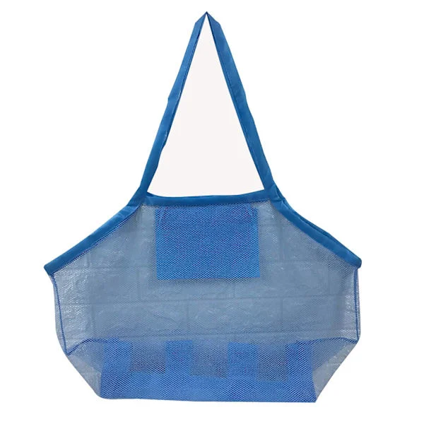 Strandleketøy Mesh Bag Kids Shell Collecting Bag Strand Sand Toy Bag(Grønn)