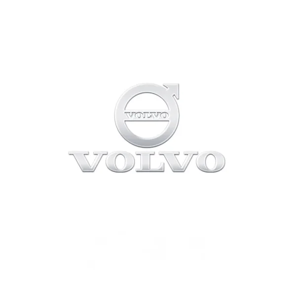 Bil metal bil klistermærker kreative bil logo dekoration klistermærker-Volvo øvre og nedre standard metal klistermærker/5 stykker