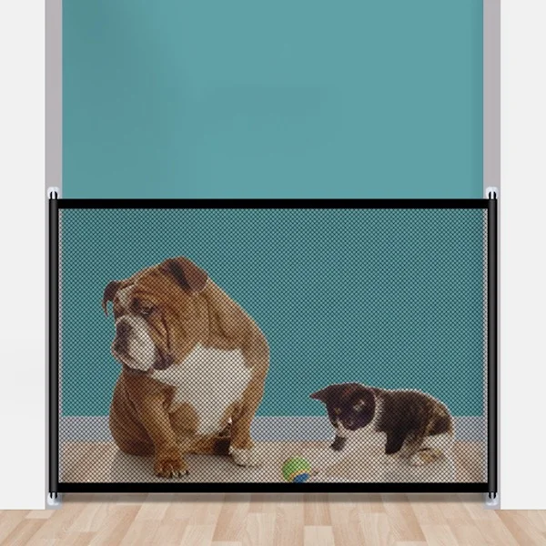 Dog Gates, Portable Dog Door Gate Foldable Dog Gate Stair Gate Gate For Pets Dogs Cats 180 * 72cm