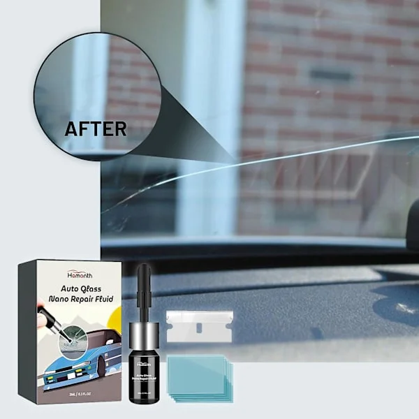 Car Windshield Repair Kit, Cracked Windshield Repair Kit, Repairs Glass Chips, Star-shaped Cracks 3 Set