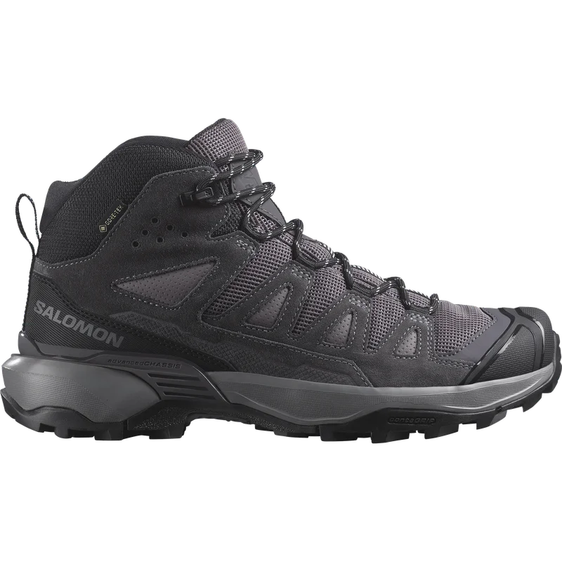 Salomon - Women's Hiking & Backpacking Shoes X Ultra 360 Ltr Mid GTX W - Shark / Nine Iron - 4