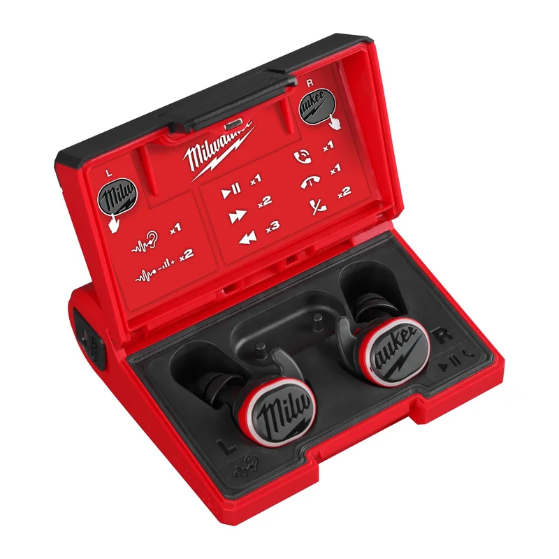 Milwaukee L4 RLEPB-301 Hörselskydd laddningsbar, med Bluetooth, Hörselskydd