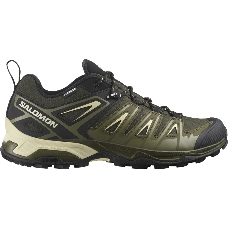 Salomon - Men's Hiking & Backpacking Shoes Exvantage Wp - Peat / Olive Night - 6.5