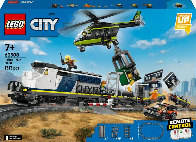 LEGO City Polis - tågrån 60508 - LEGO City Polis – tågrån 60508