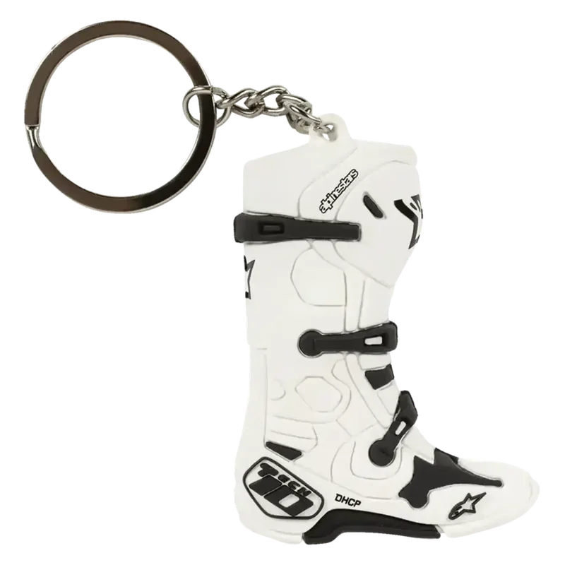 Portachiavi Alpinestars stivale Tech 10 nuovo Bianco