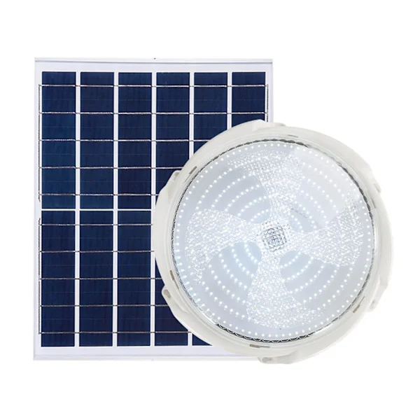 Solar Lampa Taklampa Hembelysning Inomhus Vardagsrum Balkong Utomhus Innergård Gate Lampa Vit
