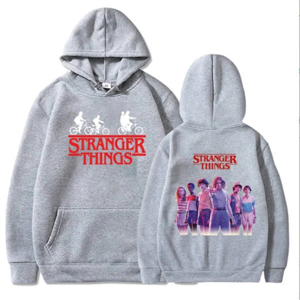 Stranger Things Hoodie Höst/Vinter gul S gul S