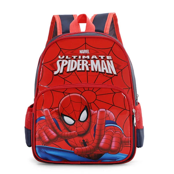 Marvel Barn Spider-Man Ryggsäck Resväska Skolväska Röd