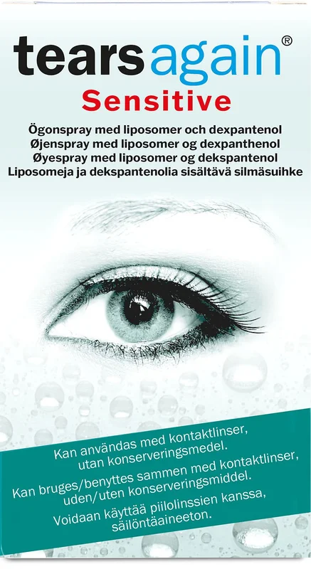 Tearsagain Eye Spray Sensitive 10 ml, Medicin & Pleje, Øjne, Øjenspray