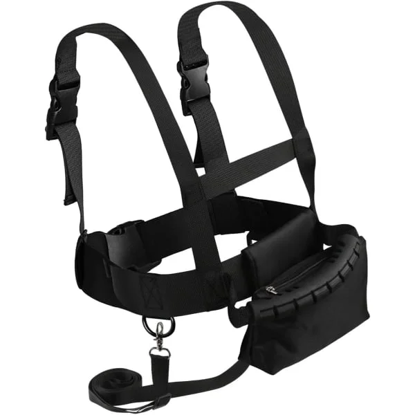 Ski and Snowboard Harness Compatible with Kids - Black, Ski Harness with Deta-Perfet