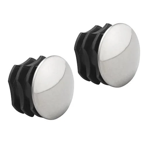 Elfa 623905 Klädstångsplugg Ø25 x 18 mm, krom, Garderobsinredning