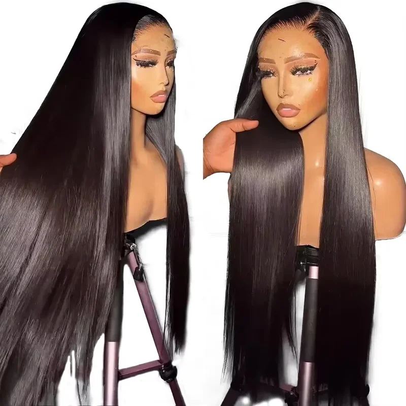 AliExpress - HD Lace Frontal Wig Human Hair 13x4 13x6 Lace Front Wig 30 Inch Bone Straight Wig Transparent Lace 5x5 9x6 Glueless Closure Wig