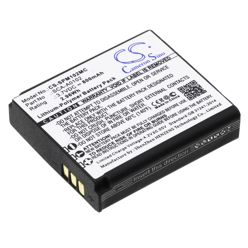 Batteri til kamera for Sena Sena Prism, Prism Bluetooth Action Camera, SCA10 m.fl.