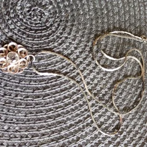 Halsband med hänge silver 925.
