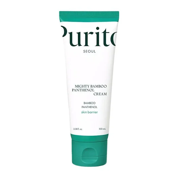 Seoul Bambus Panthenol Creme 100ml, Koreansk Fugtgivende Reparations Ansigtscreme, Hydrerende Beroligende Barrierecreme, Hudpleje til Tør Følsom Hud
