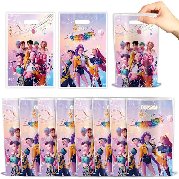 K-POP Demon Slayer Birthday Party Candy Bags, 50-pack