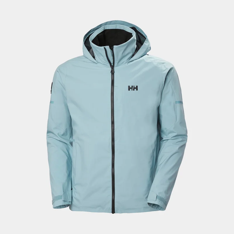 Sailing jacket Helly Hansen HP Racing Hooded Jacket 2.0, Windy Blue, men's, Large