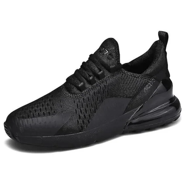 Men's Air Sports Running Shoes Breathable Sneakers Universal All Year Women's Shoes Max 270 Black 37