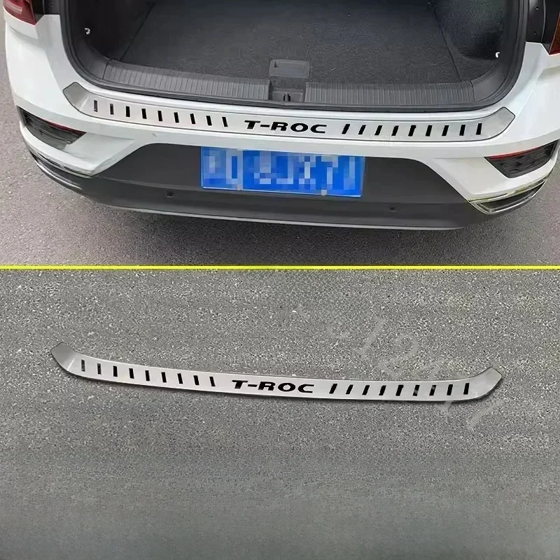 AliExpress - Für VW/Volkswagen T-ROC T ROC 2018 ~ 2024 Hinten Tür Sill Stoßstange Schutz Sill Hinten boot schutz styling Auto zubehör
