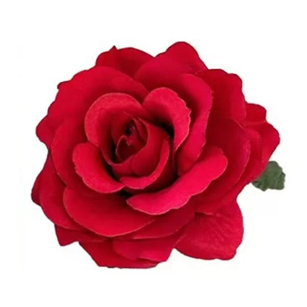 Delicate Red Hibiscus Hair Ornament Flower Hair Clip Suitable For Parties And Events