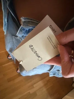 Lång jeans kjol