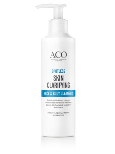 ACO Spotless Skin Clarifying rens ansikt og kropp 200 ml