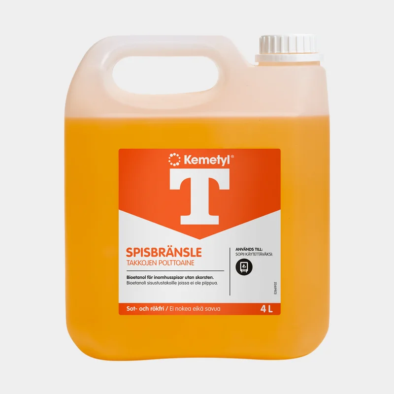 Bioethanol Kemetyl T-Stove Fuel, 4 litres
