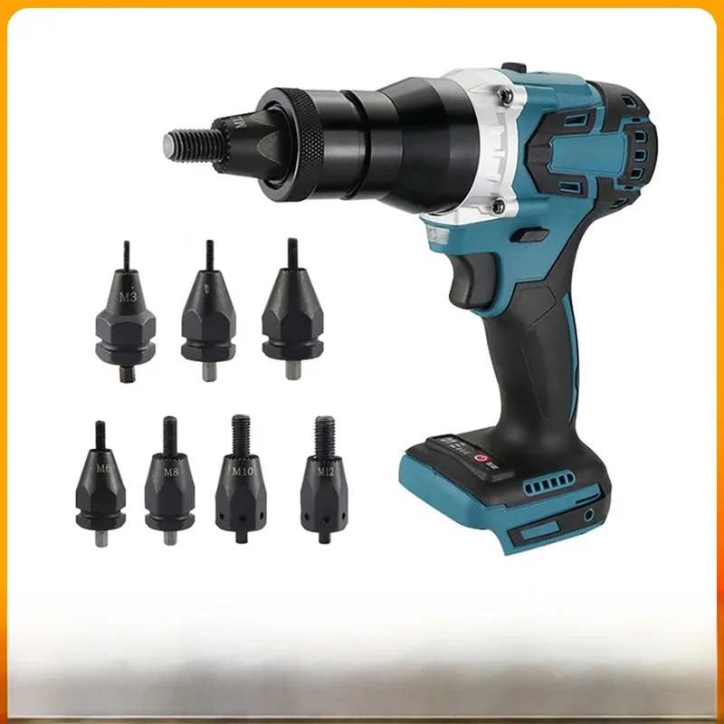 AliExpress - Krachtige Borstelloze Elektrische Klinknagelpistool Kit Oplaadbare Automatische Klinknagel Moer Pistool Set Klinkgereedschap Klinkhamer 
