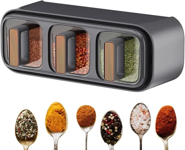 【BQ】Universal Wall-Mounted Shelves, Wall-Mounted Storage Boxes, Non-Porous Jars, Storage Boxes with S...