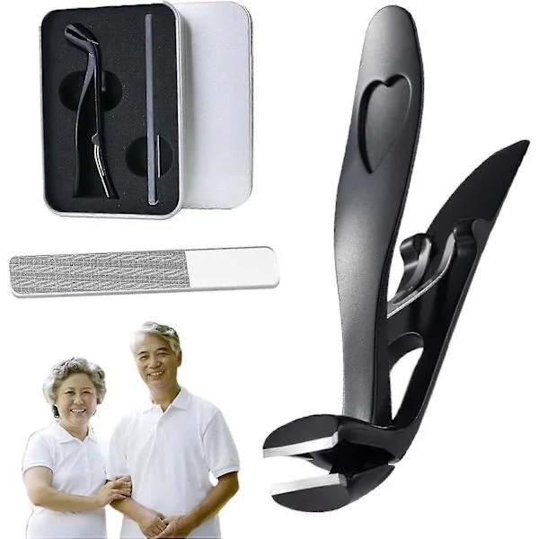 Negleklipper, neglesaks for eldre, ergonomisk neglesaks stor for eldre, neglesaks neglefilsett