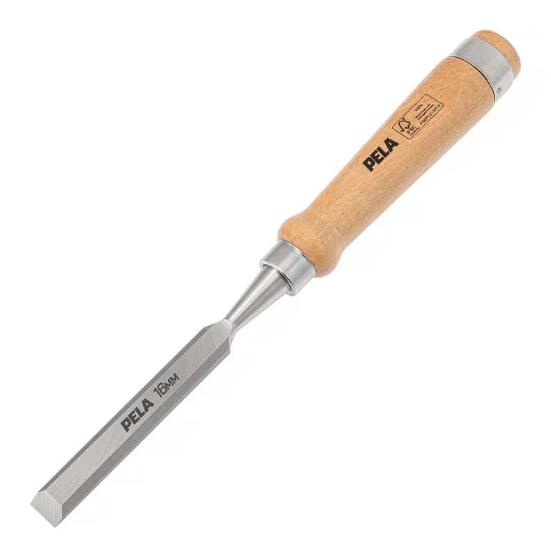 PELA 548291 Stämjärn med trähandtag 16 mm, Handverktyg