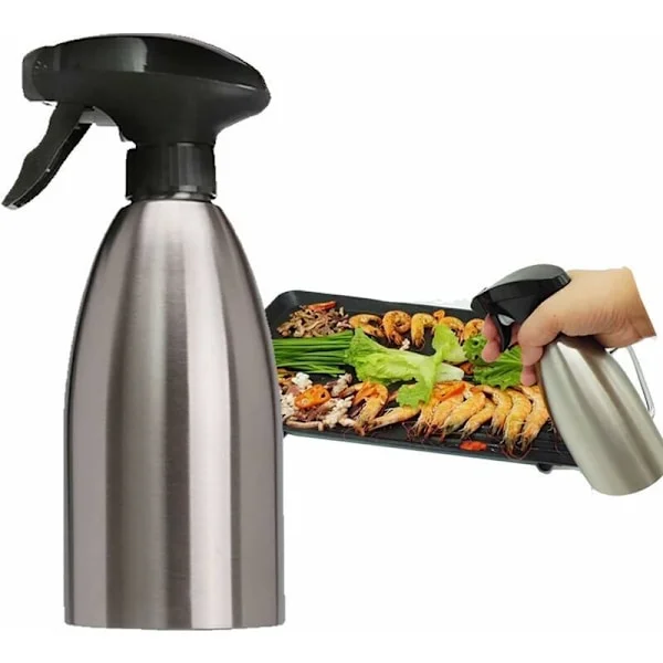 500 ml olivenoliesprøjte, oliespray, oliesprøjte til madlavning, grillning, bagning, grill, madlavning, salat