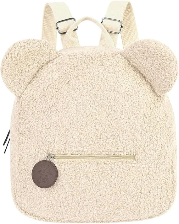 Cute Toddler Backpack, Mini Plush Backpack, Daycare Backpack