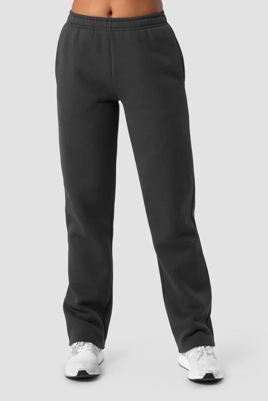 ICANIWILL - Everyday Straight Leg Sweatpants Dark Grey - Housut - Naiset - Treenivaatteet ICIW:ltä