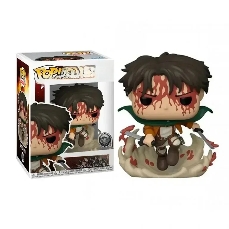 AliExpress - Funko POP Attack On Titan Battle Levi Action Figure Model Toys, Collection de jouets, Cadeaux de Noël pour enfants, 1169 #