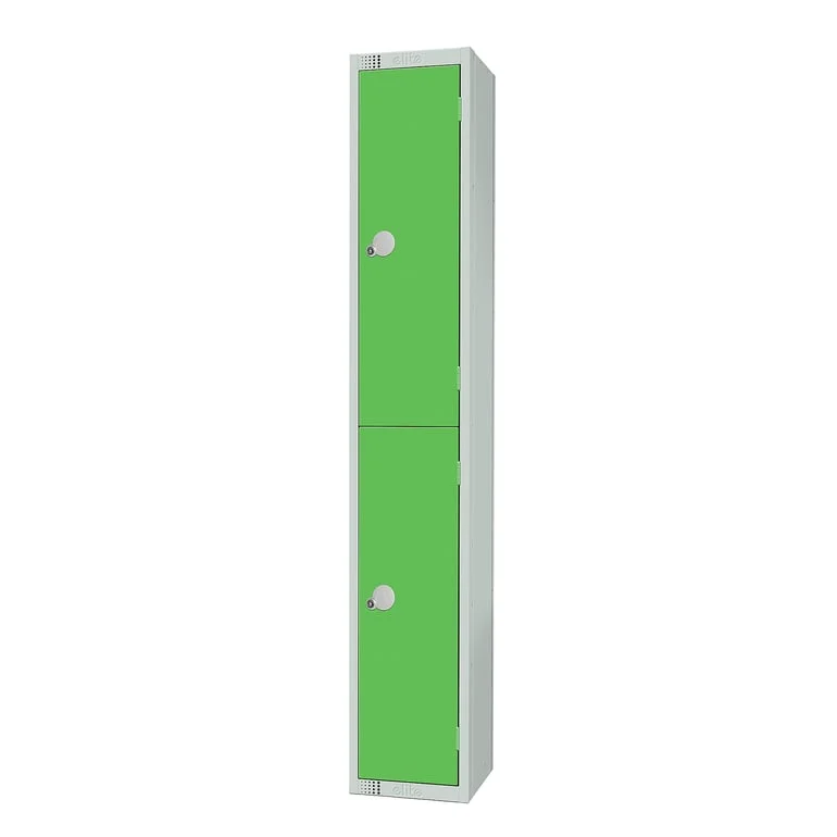 Elite locker, 2 door, 1800x300x300 mm, green
