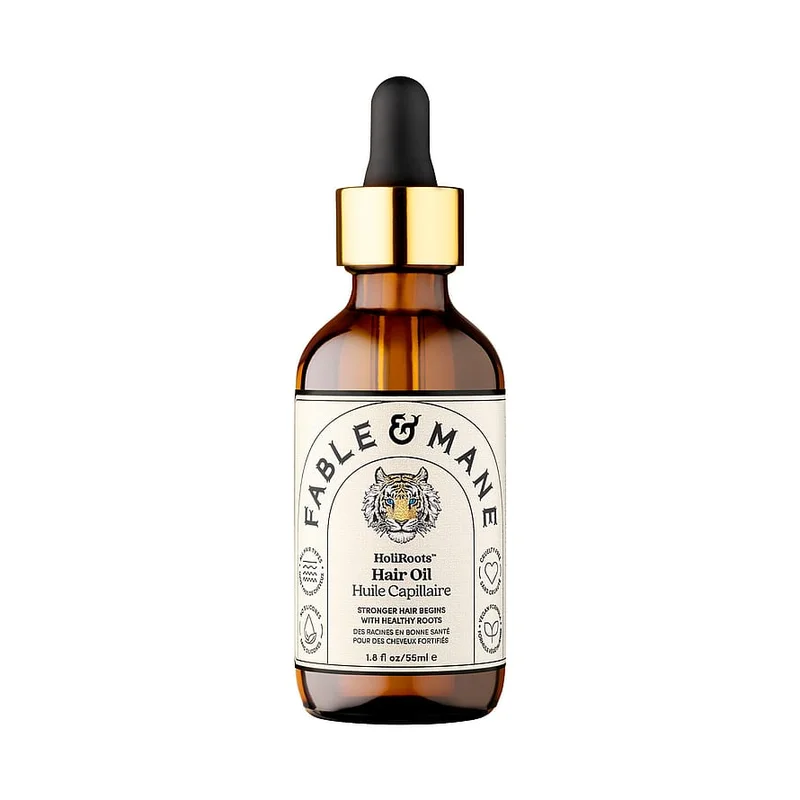 Fable & Mane HoliRoots Pre-Wash Strengthening Hair Oil 55ml, Hår, Shampoo & Hårpleje, Hårolie & Serum