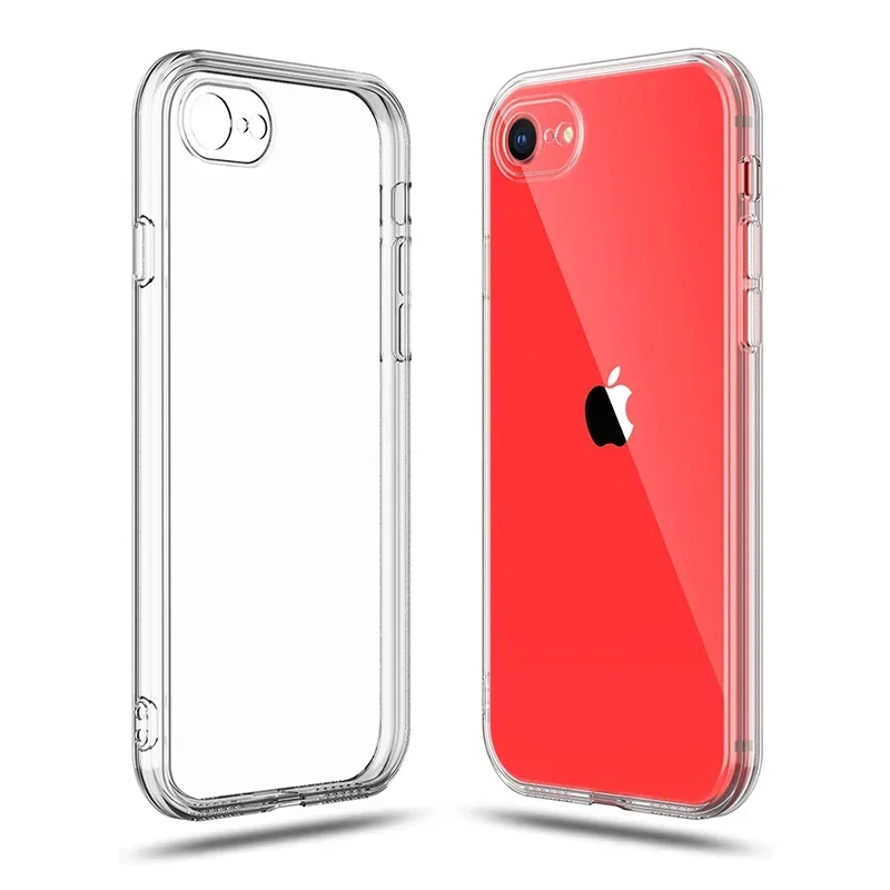 AliExpress - Coque en silicone transparente pour iPhone SE 2024 2022 2020 2016, couverture arrière Ultra fine et souple pour iPhone 5 5s 6 6s 7 8 SE 2