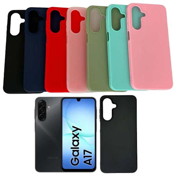 Samsung Galaxy A17 skal mobilcover silikone / TPU - VÆLG: